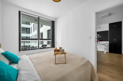 Plan piętra w obiekcie West Warsaw Apartment - Top location, Parking, near Park by Rentujemy