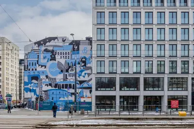Budynek, w którym mieści się apartament