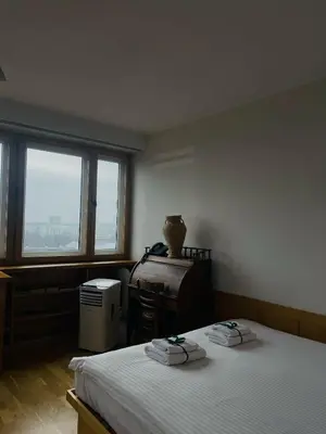 Łóżko lub łóżka w pokoju w obiekcie Studio Smolna