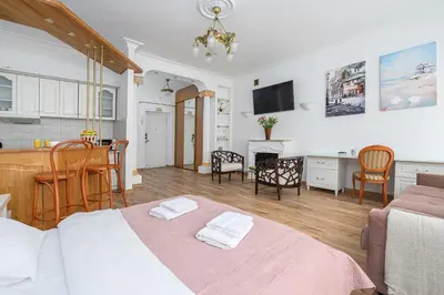 Kuchnia lub aneks kuchenny w obiekcie P&O Apartments Piwna II