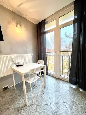 Balkon lub taras w obiekcie APARTEL24pl Oldtown II Close to Metro