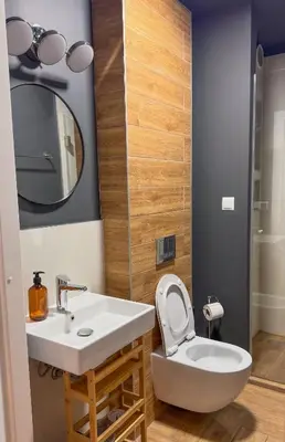 Łazienka w obiekcie Plum Studio with terrace #self check-in