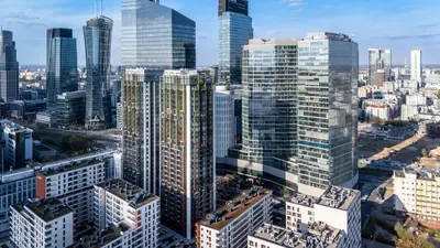 Plan piętra w obiekcie Towarowa Towers Residences