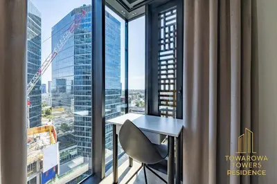 Plan piętra w obiekcie Towarowa Towers Residences