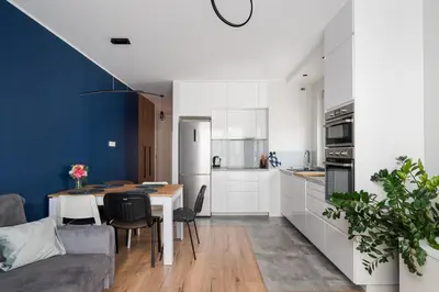 Kuchnia lub aneks kuchenny w obiekcie Raków Stylish Apartment by BookingHost