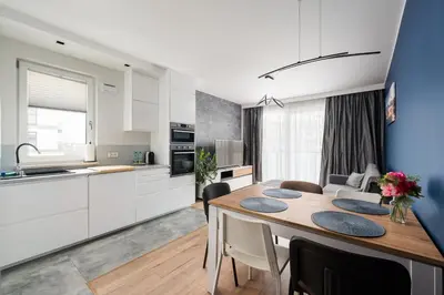 Kuchnia lub aneks kuchenny w obiekcie Raków Stylish Apartment by BookingHost