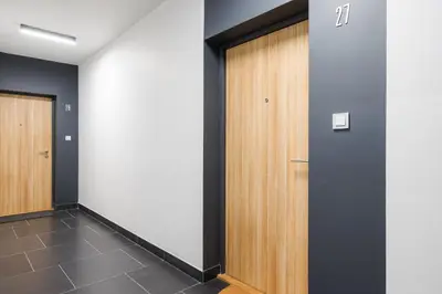 Plan piętra w obiekcie Raków Stylish Apartment by BookingHost
