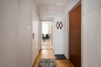 Plan piętra w obiekcie Ochota Serene Apartment by BookingHost
