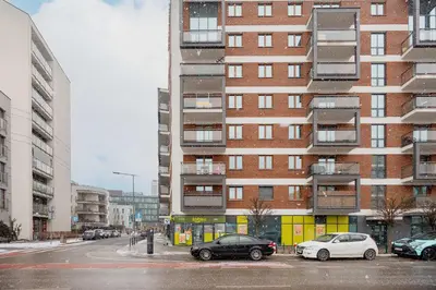 Budynek, w którym mieści się apartament