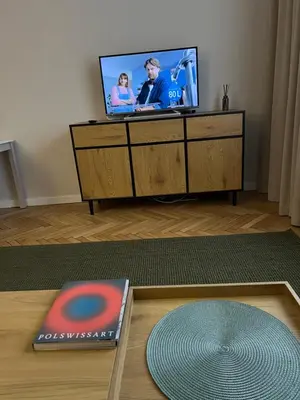 Telewizja i/lub zestaw kina domowego w obiekcie Zielona Ochota