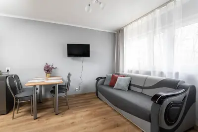 Telewizja i/lub zestaw kina domowego w obiekcie Onyx Studio Deluxe Zoliborz