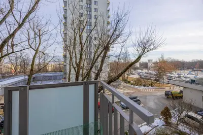 Budynek, w którym mieści się apartament