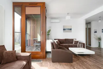 Część wypoczynkowa w obiekcie Urban Apartaments - Great Location - City Center - Kolejowa