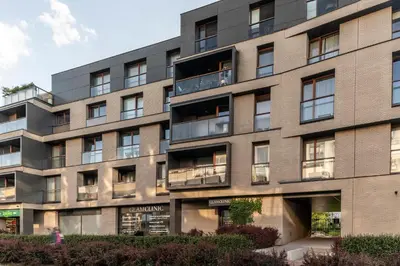 Budynek, w którym mieści się apartament