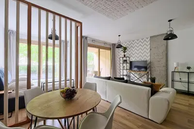 Część wypoczynkowa w obiekcie ApartHotel Warsaw Center