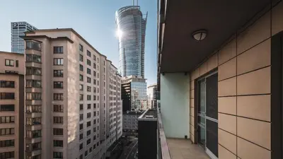 Budynek, w którym mieści się apartament
