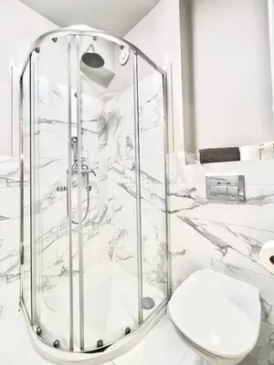 Łazienka w obiekcie Apartel24pl Mozart Apartments
