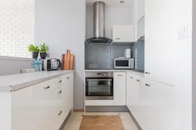 Kuchnia lub aneks kuchenny w obiekcie Apartament Kiedacza, Darmowy Parking