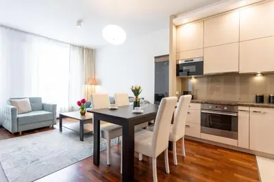 Kuchnia lub aneks kuchenny w obiekcie Urban Apartaments - Great Location - City Center - Stawki