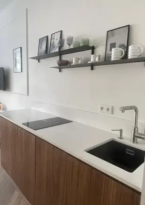 Kuchnia lub aneks kuchenny w obiekcie Apartament Puławska 34