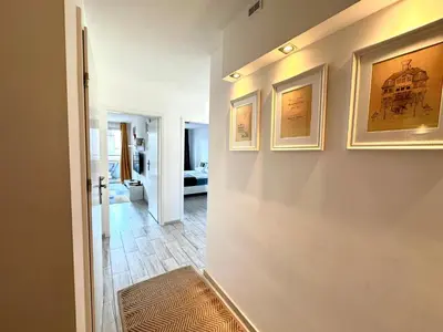 Plan piętra w obiekcie OhMyHome Panorama Apartament w Centrum Warszawy z widokiem na Pałac Kultury