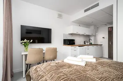 Kuchnia lub aneks kuchenny w obiekcie Pileckiego 59 Free Parking By Perfect Apart