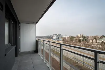 Balkon lub taras w obiekcie Pileckiego 59 Free Parking By Perfect Apart