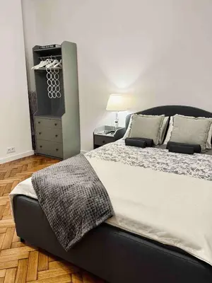 Łóżko lub łóżka w pokoju w obiekcie Apartment in the best location