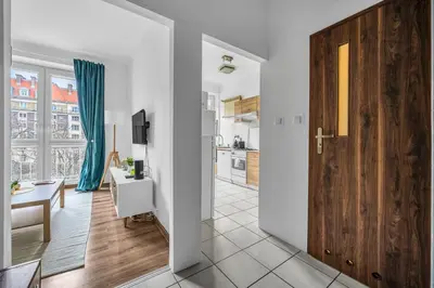 Kuchnia lub aneks kuchenny w obiekcie Warsaw Comfort Studio - Top Location, Metro Nearby - by Rentujemy