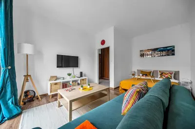 Telewizja i/lub zestaw kina domowego w obiekcie Warsaw Comfort Studio - Top Location, Metro Nearby - by Rentujemy