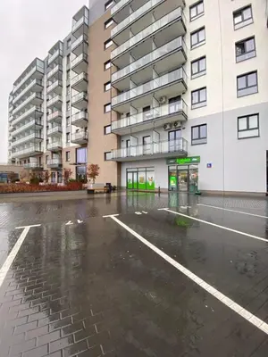 Budynek, w którym mieści się apartament