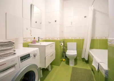 Łazienka w obiekcie Green Kabaty Apartment 5