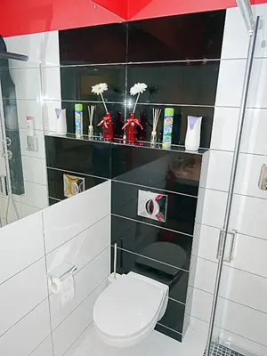 Łazienka w obiekcie Apartamenty Metro Młociny
