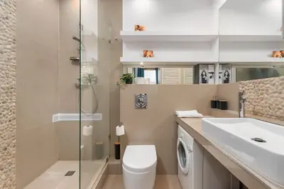 Łazienka w obiekcie Obrzeżna 1A by Homeprime