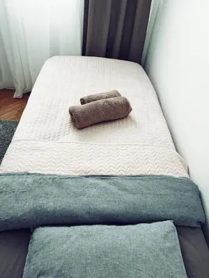 Łóżko lub łóżka w pokoju w obiekcie Dubois ArtLoft