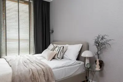 Łóżko lub łóżka w pokoju w obiekcie Aura Premium Apartment Mokotow