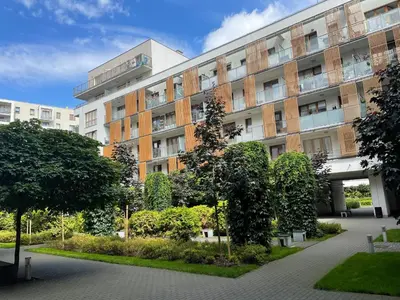 Ogród w obiekcie Aura Premium Apartment Mokotow