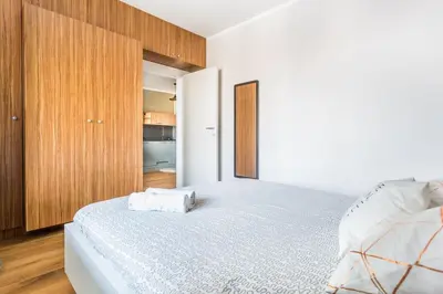 Łóżko lub łóżka w pokoju w obiekcie Moduo by Executive Suites