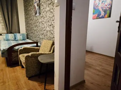 Część wypoczynkowa w obiekcie Apartament z ogródkiem Czapli