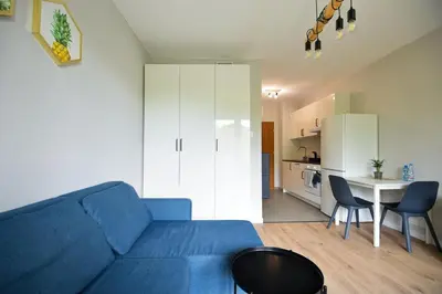 Kuchnia lub aneks kuchenny w obiekcie Studio Targówek