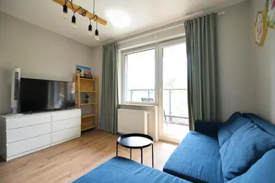Telewizja i/lub zestaw kina domowego w obiekcie Studio Targówek