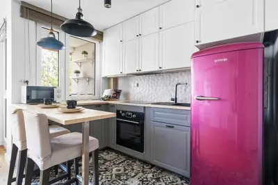Kuchnia lub aneks kuchenny w obiekcie Apartament nad Wisłą, Solec, Darmowy Parking