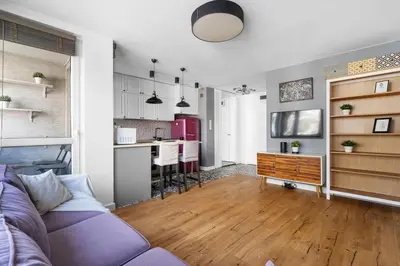 Kuchnia lub aneks kuchenny w obiekcie Apartament nad Wisłą, Solec, Darmowy Parking