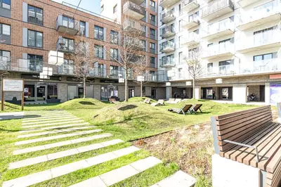 Ogród w obiekcie SuperApart Wileńska apt 7 - Komfortowe studio Praga