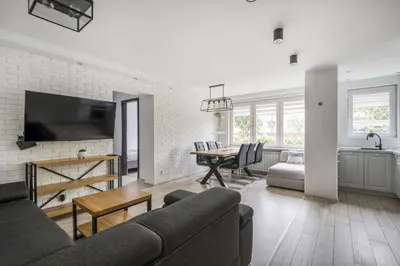 Telewizja i/lub zestaw kina domowego w obiekcie Labo Apartment Smocza