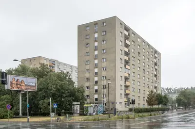 Budynek, w którym mieści się apartament