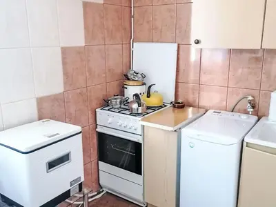 Kuchnia lub aneks kuchenny w obiekcie Apartment Kasprzaka Warszawa by Interhome