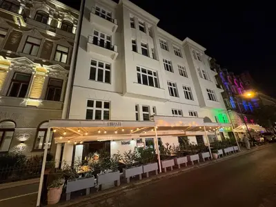 Budynek, w którym mieści się apartament