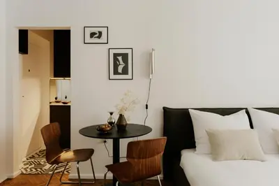 Część wypoczynkowa w obiekcie Poznanska Studio