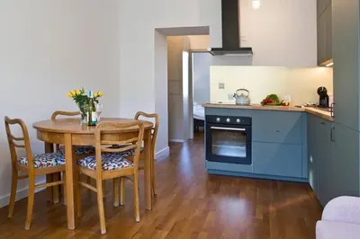 Kuchnia lub aneks kuchenny w obiekcie P&O Apartments Gdańska I